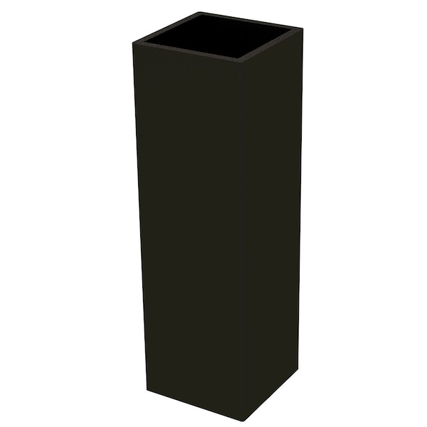Designs Of Distinction 1.25" x 4" Square Ferrule - Flat Black 01FRS1254WR1 - main